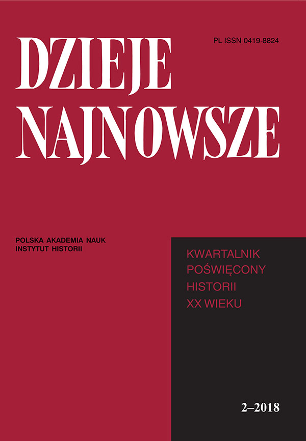 Propaganda Poetry in the Electoral Campaign to the First Term Sejm of the Polish people’s Republic of 26 October 1952. Its Subject – Imagery – Policy Cover Image