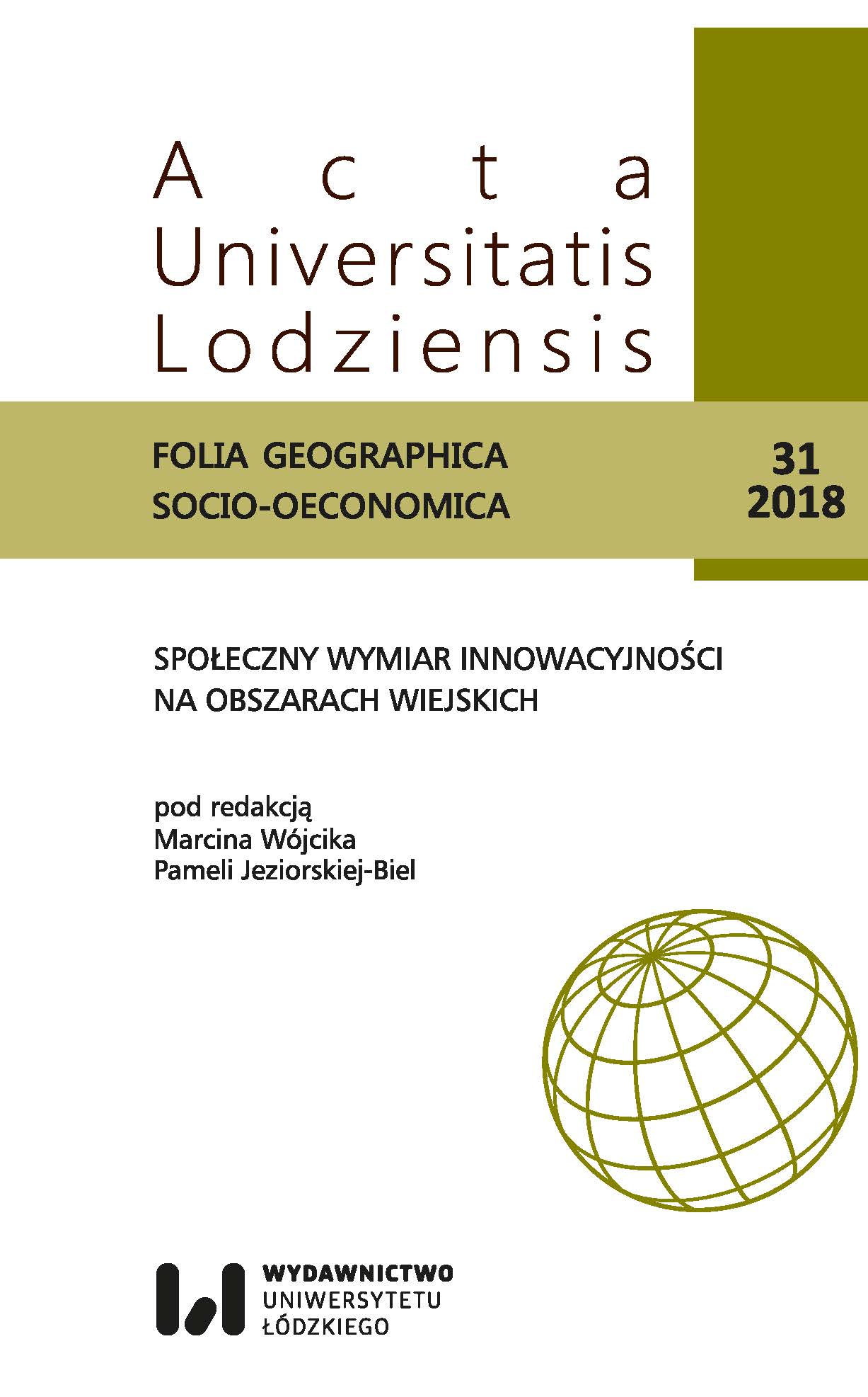 The use of digital tourist map to support the development of tourism in rural areas, illustrated with an example of Łódź Voivodeship Cover Image