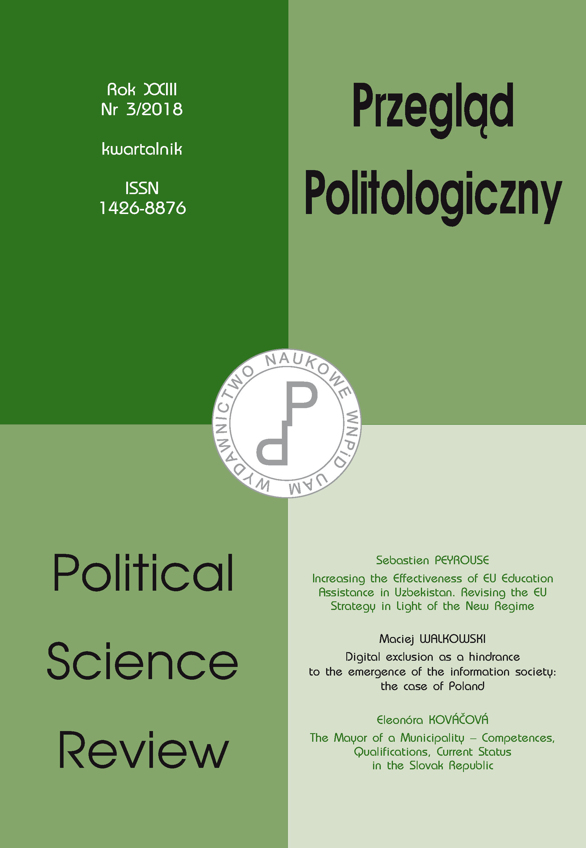 The EU engagement in democracy promotion in post-Soviet Central Asia: the case study of the Kyrgyz Republic - prospects and challenges Cover Image