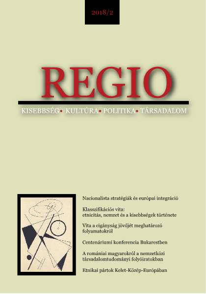 Publications About Hungarians in Romania in International Social Science Journals (2008–2018) Cover Image