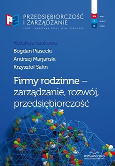 The influence of Potential Successors Career Paths on the Succession Strategies in Polish Family Business. The Initial Results Analysis Cover Image