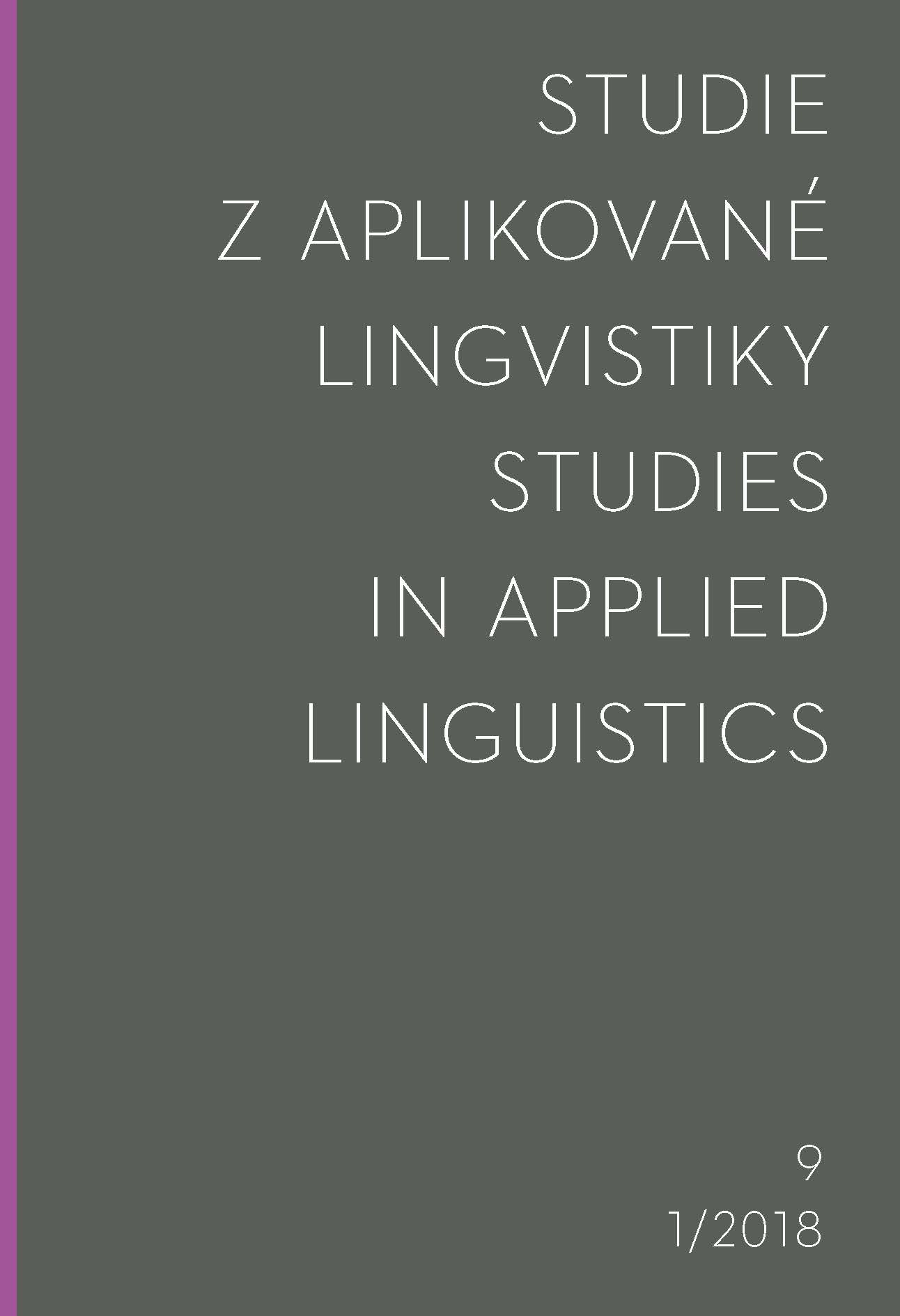 Foreign or Native-like? The Attitudes of Czech EFL Learners Towards Accents of English and Their Use as Pronunciation Models Cover Image