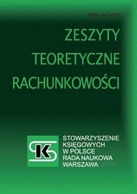 Czynniki sytuacyjne a stopień konwergencji rachunkowości finansowej i zarządczej w przedsiębiorstwach w Polsce