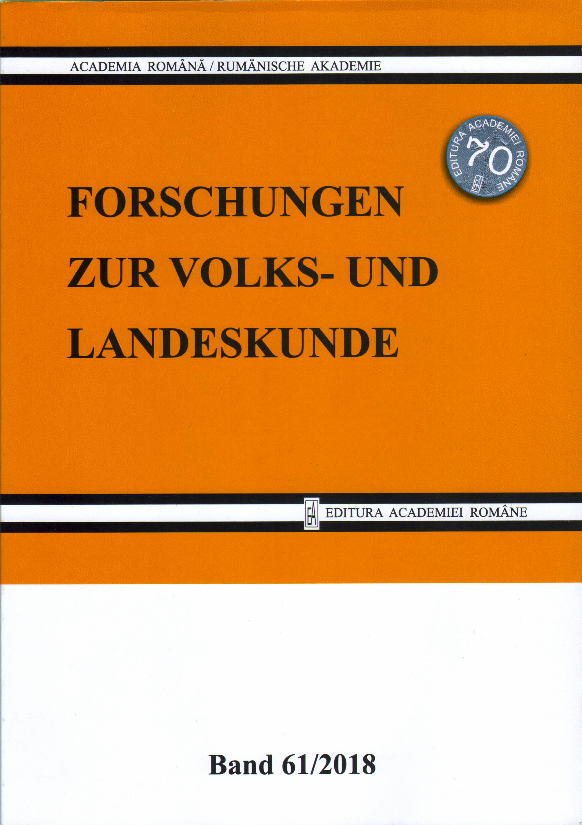 “Ägrisch” in German Saxon Documentary Sources and in the Transylvanian-Saxon Language. The Etymology of the Lexeme Based on Relevant Specialist Literature Cover Image