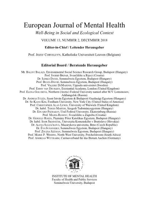 The Hungarian Mysticism Scale and its Associations with Measures of Religiosity, Personality, and Cognitive Closure Cover Image
