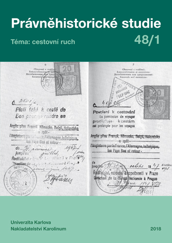 Legal Regulation of Travelling Abroad in the Years 1848–1989 Cover Image