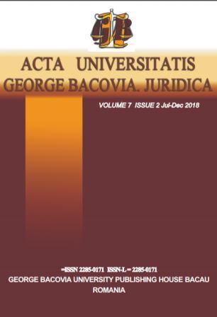 Putting into Circulation or Driving an Unregistered Vehicle. Recommended Changes. Some Critical Opinions and de Lege Ferenda Proposals Cover Image