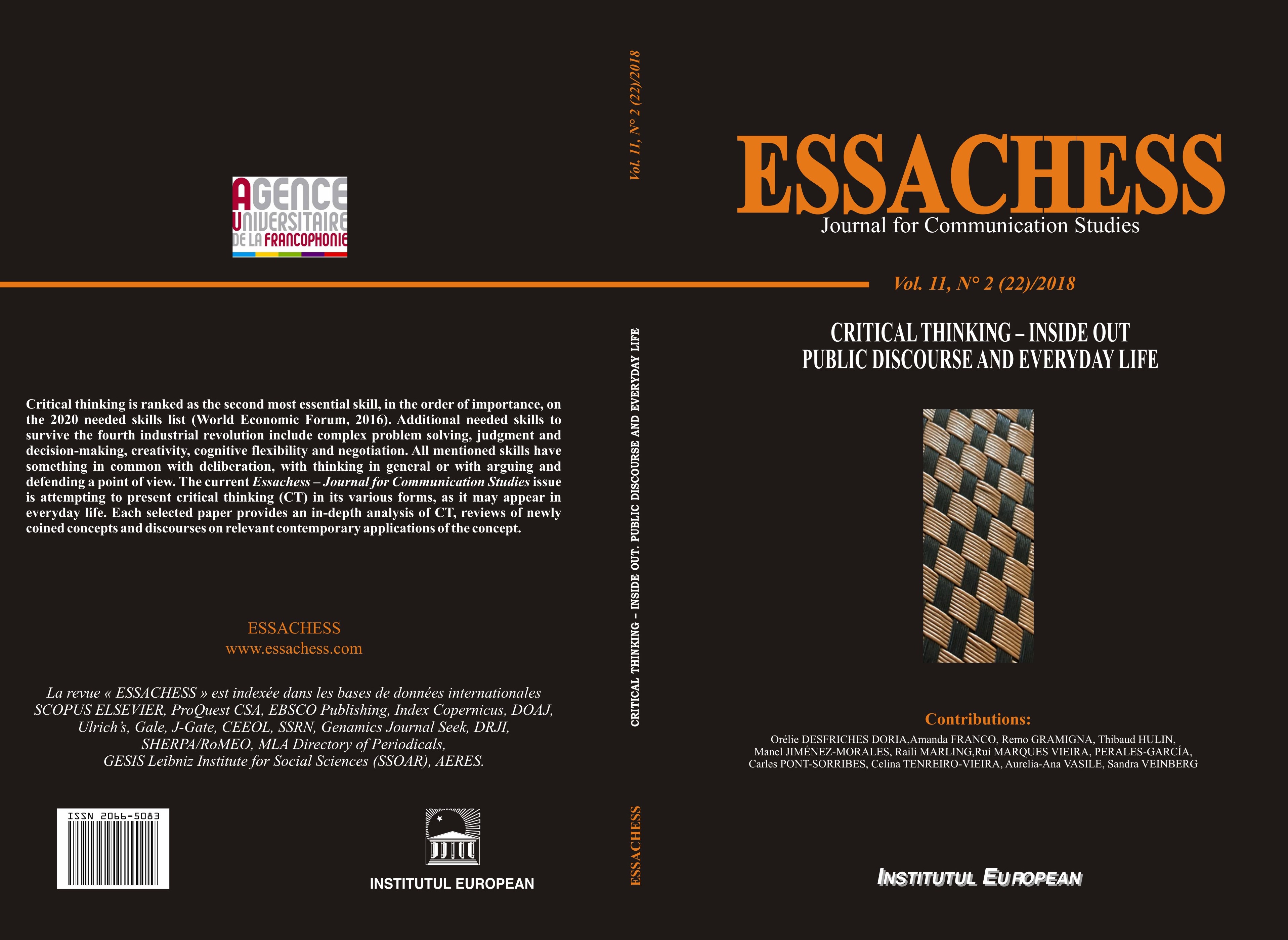 The Műnchausen Effect and the post-truth era advertising messages. Critical analysis on fallacious and enthymematic advertising slogan argumentation Cover Image