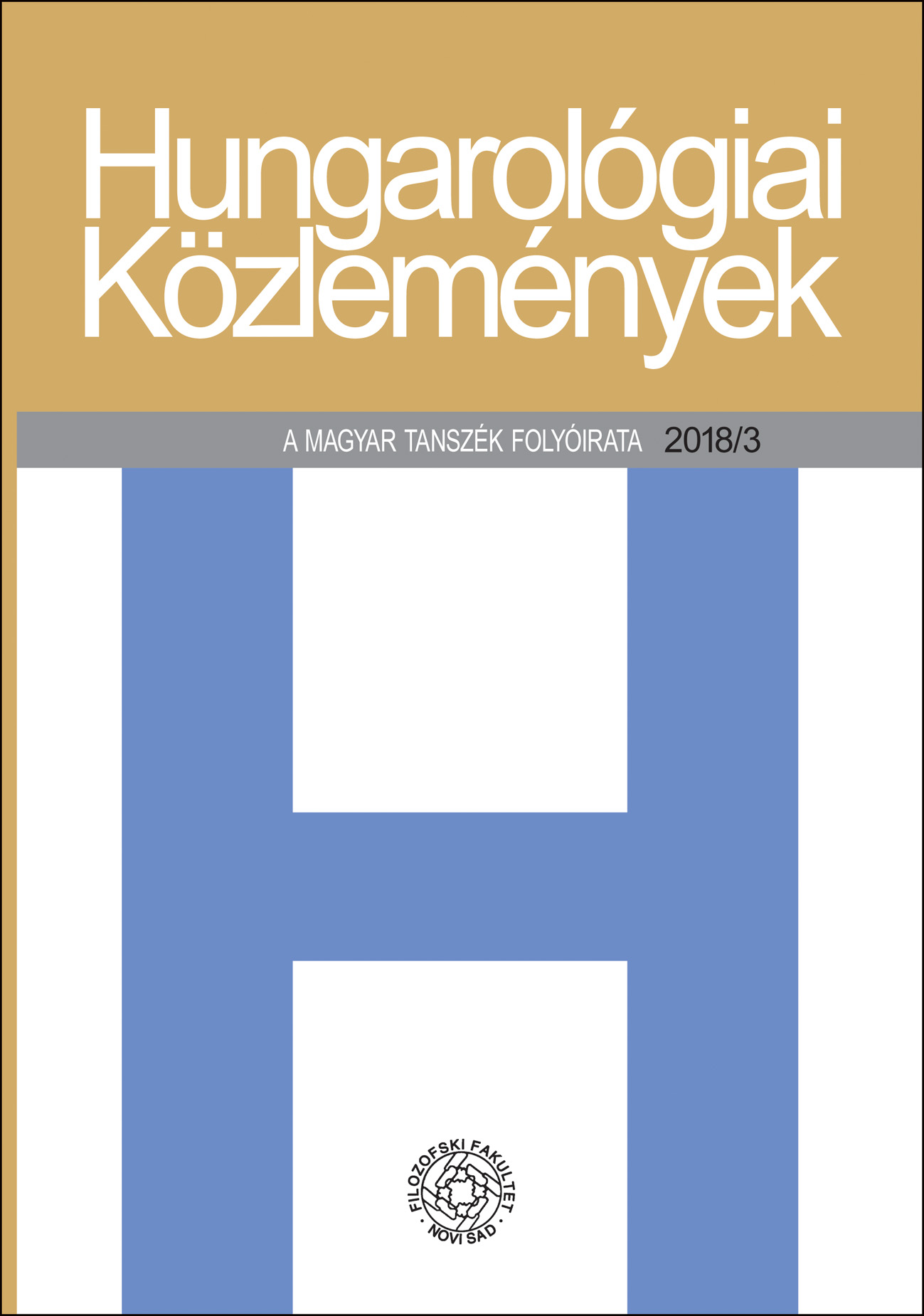 Viewpoint and Ideology – The Depiction of the Era of Disaster in Two Novels by Józsi Jenő Tersánszky Cover Image