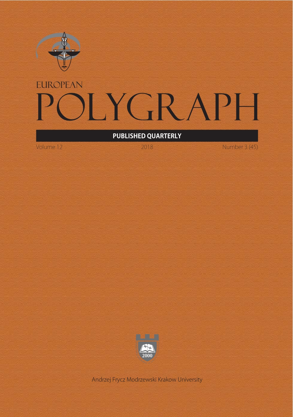 Jan Widacki: Historia badań poligraficznych (literally: “history of polygraph examinations”), Kraków 2017
