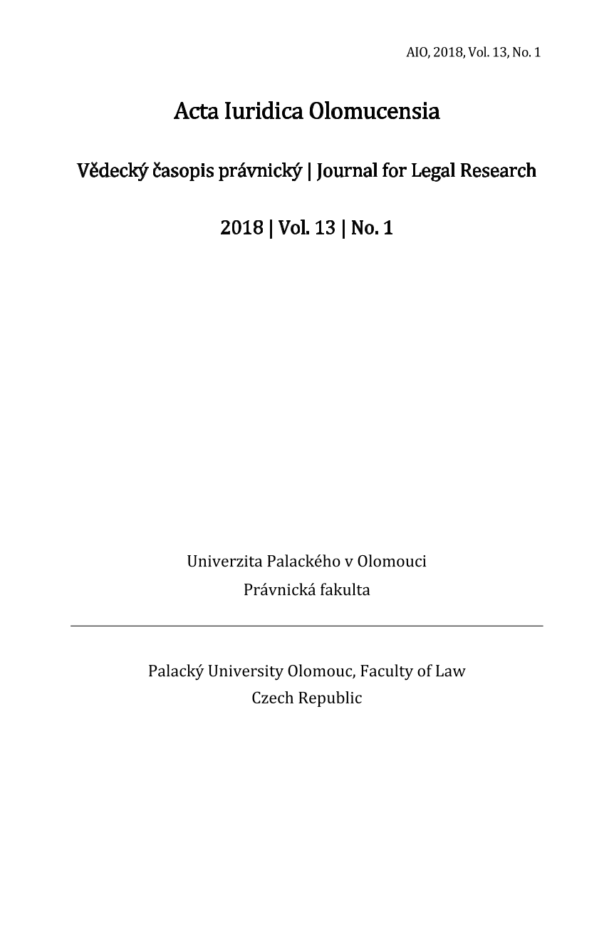 Overriding Reasons in the Public Interest in the Field of Income Tax  versus Fundamental Freedoms and Functioning of Internal Market  in the Rulings of the Court of Justice of the European Union Cover Image
