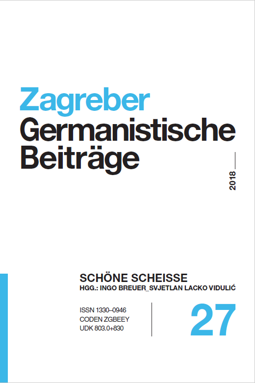On the Semantic Field ›Defecation‹ in German and Polish (Comparative Study) Cover Image