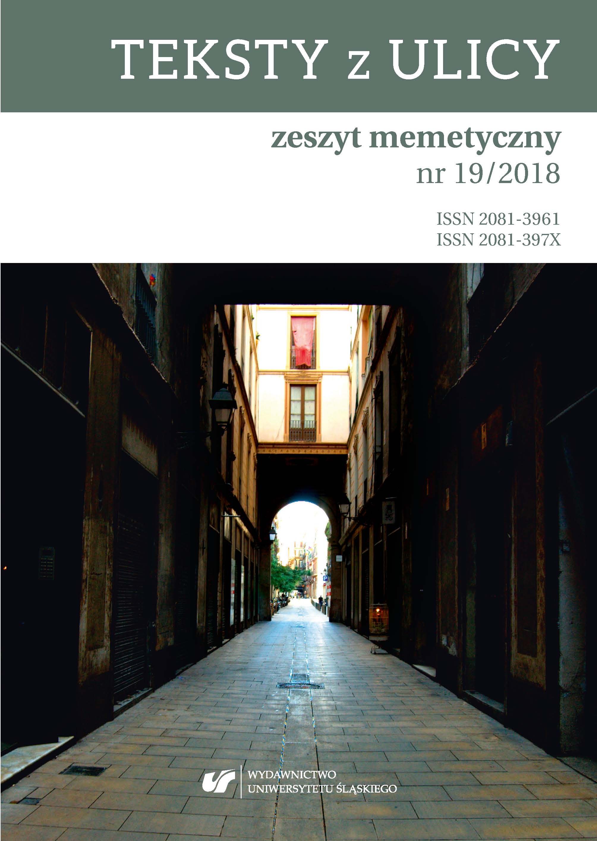 Bibliometric analysis as a tool for development planning of scientific research on the example of the scientific journal “Teksty z Ulicy. Zeszyt memetyczny” (2005–2008) Cover Image