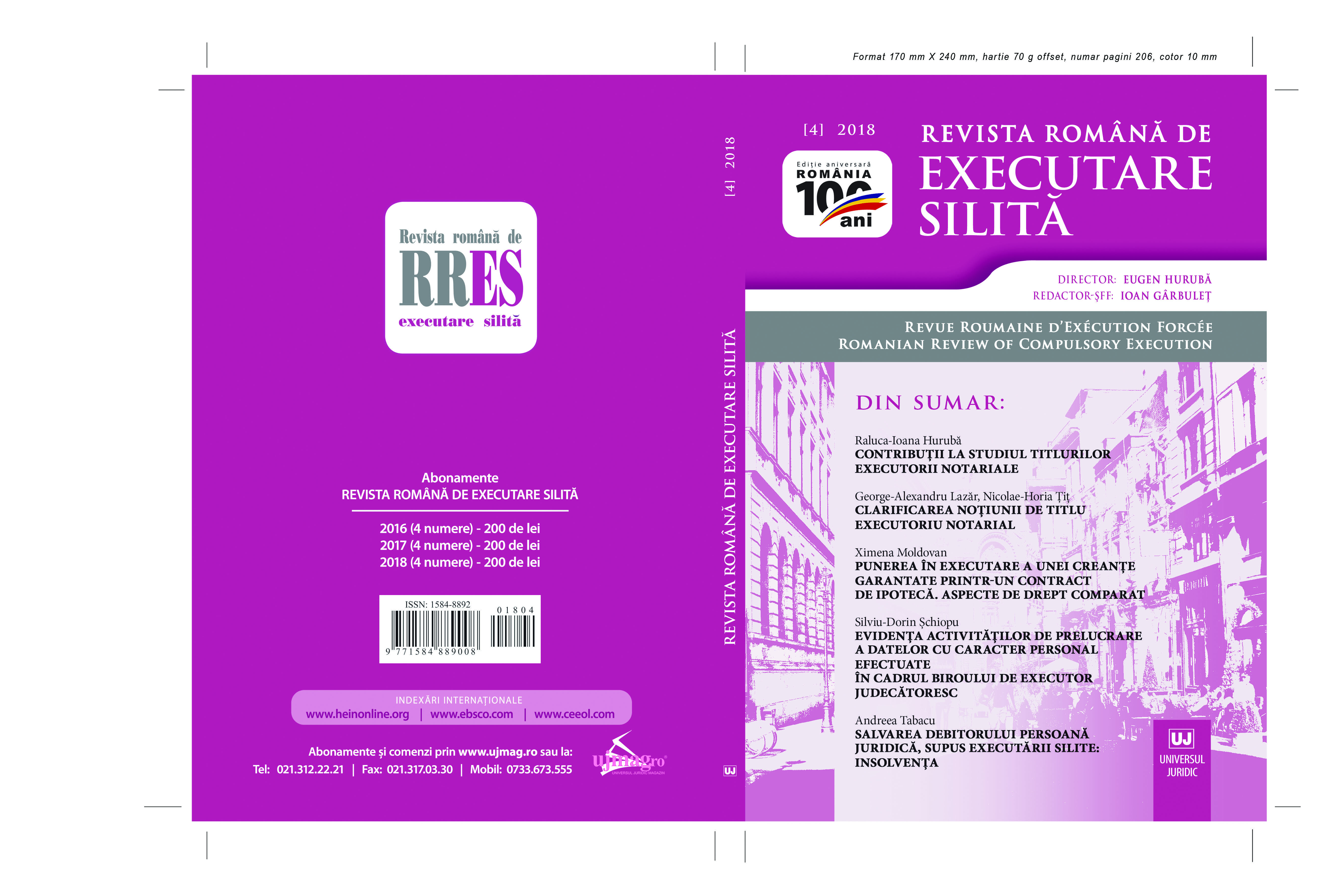 Decision no. 368 of 31 May 2018 regarding the exception of unconstitutionality of the provisions of art. 362 para. (8) of the national education Law no. 1/2011 Cover Image