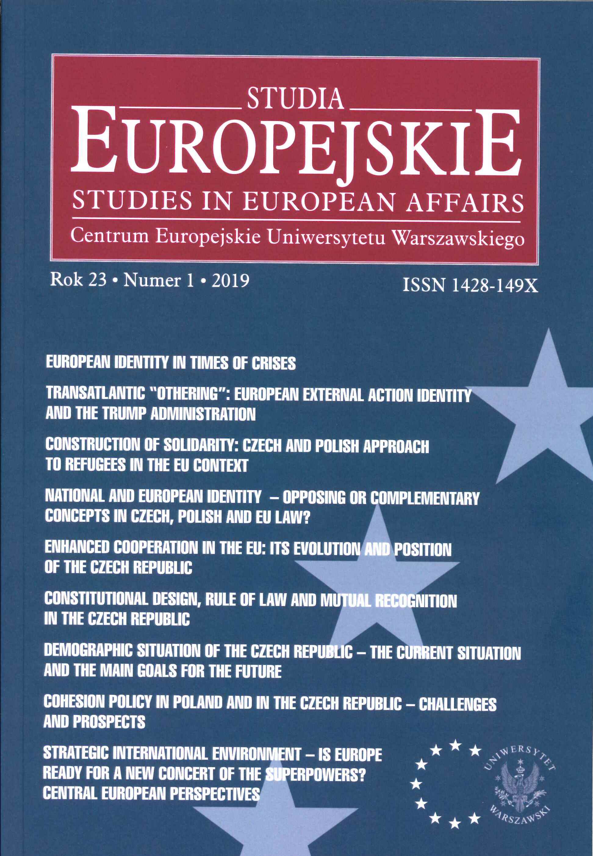 Lack of the EU Exclusive Competence to Conclude „New Generation” Free Trade Agreements Cover Image