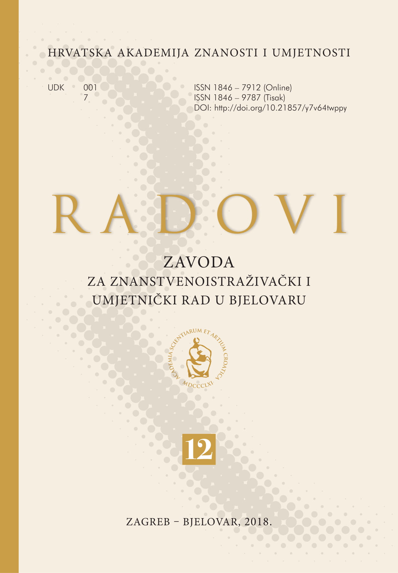 The Sufferings of Romani Population in the Wider Bjelovar-Bilogora Area during World War Two (1941–1945) Cover Image