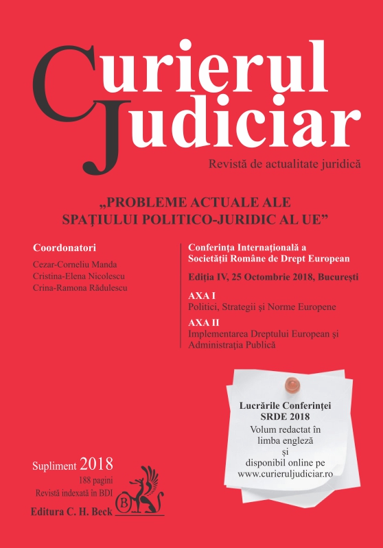 Theoretical and practical considerations on the legal standing of public institutions and authorities Cover Image