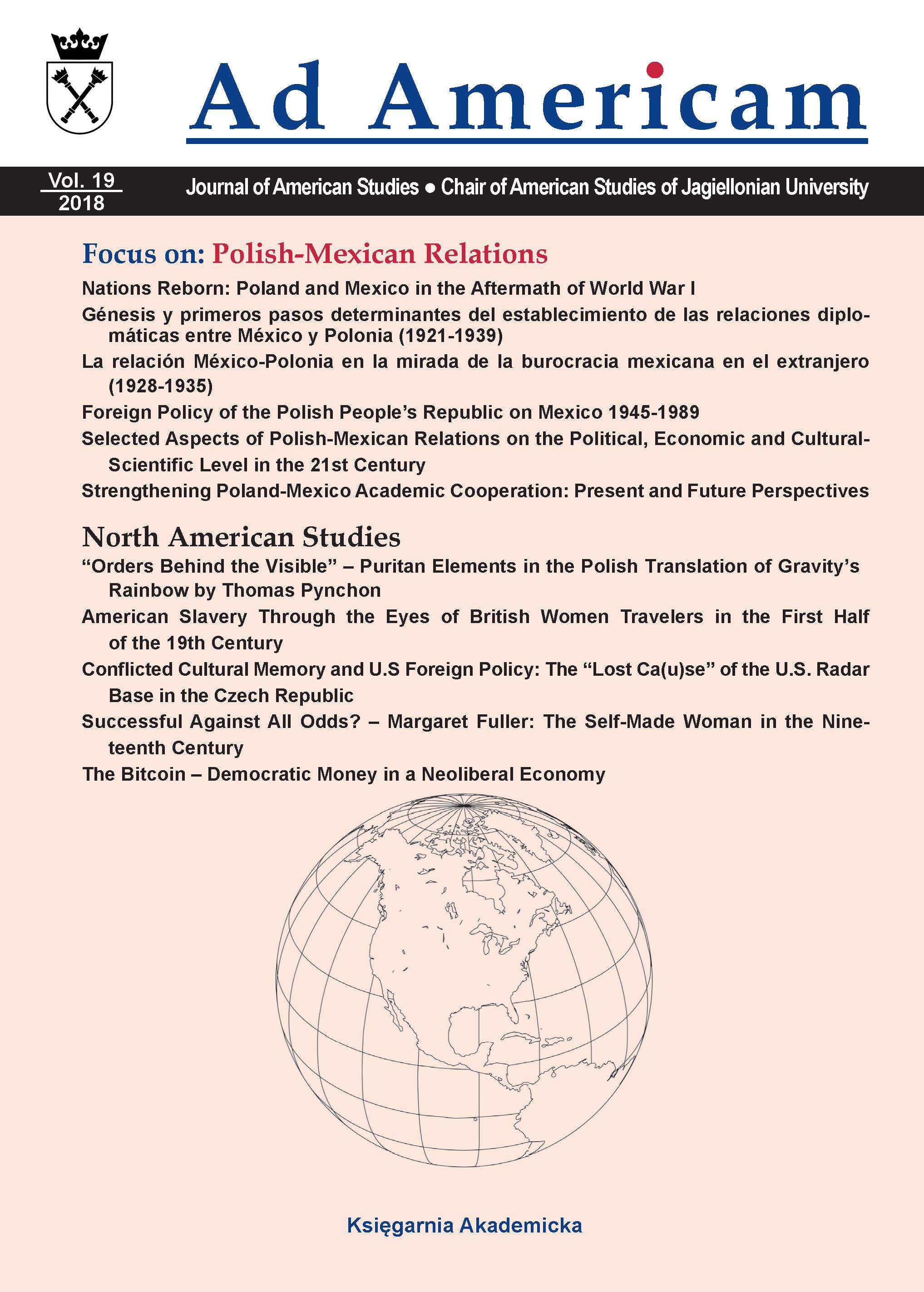 Genesis and First Steps Determining the Establishment of Diplomatic Relations Between Mexico and Poland (1921-1939) Cover Image