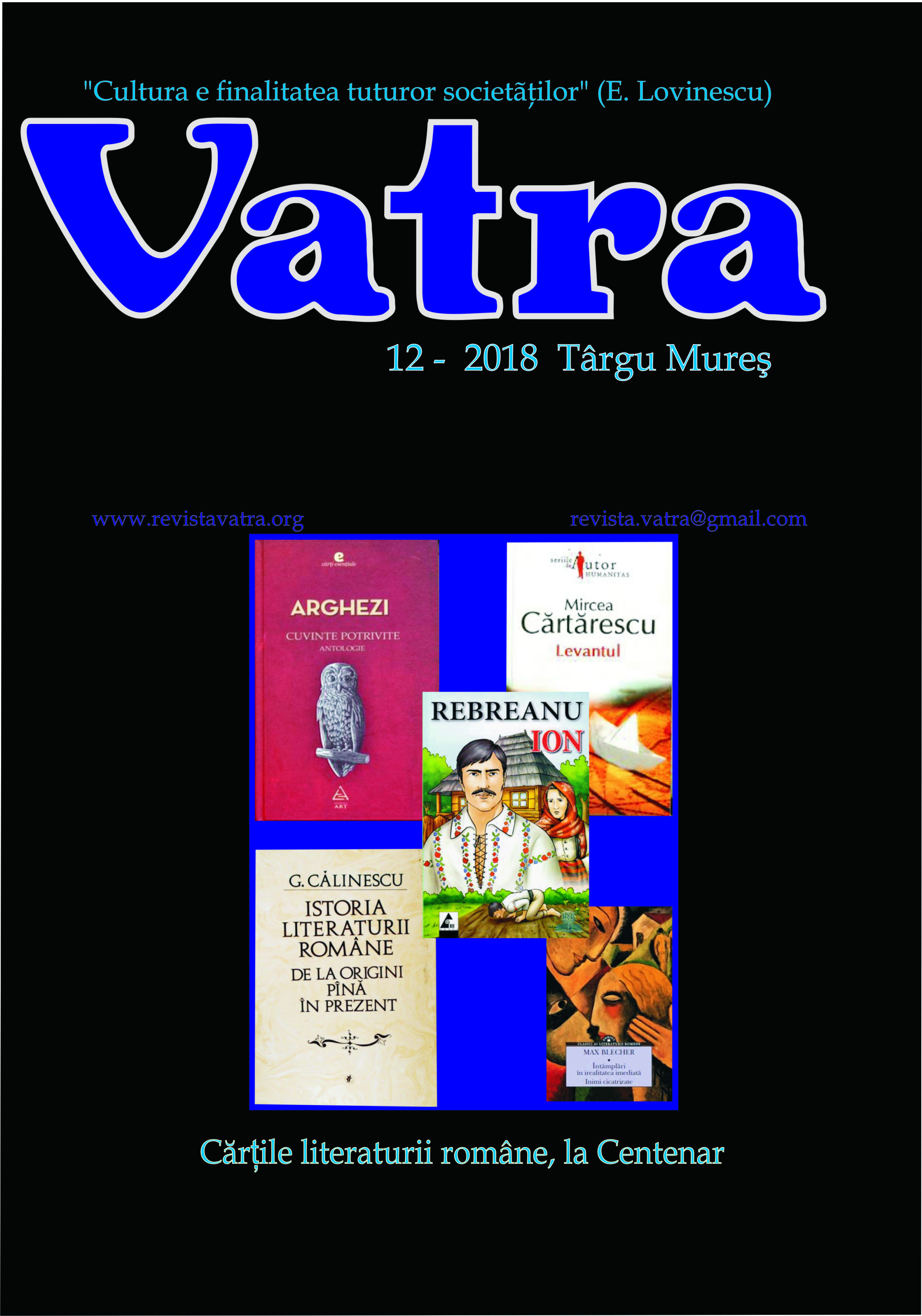 Books of Romanian Literature at the Centenary Cover Image