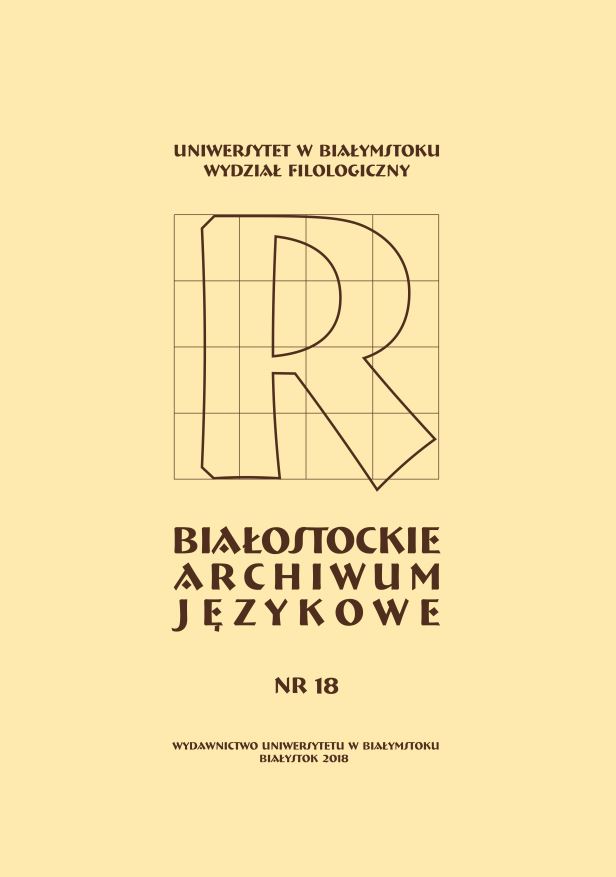 Strukturalno-semantyczna analiza nazw białostockich gabinetów rehabilitacji/fizjoterapii. Część 1: wprowadzenie