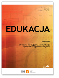 The educational situation of children from the Romani community – with particular emphasis on the need for speech therapy (using the example of the city of Olsztyn) Cover Image