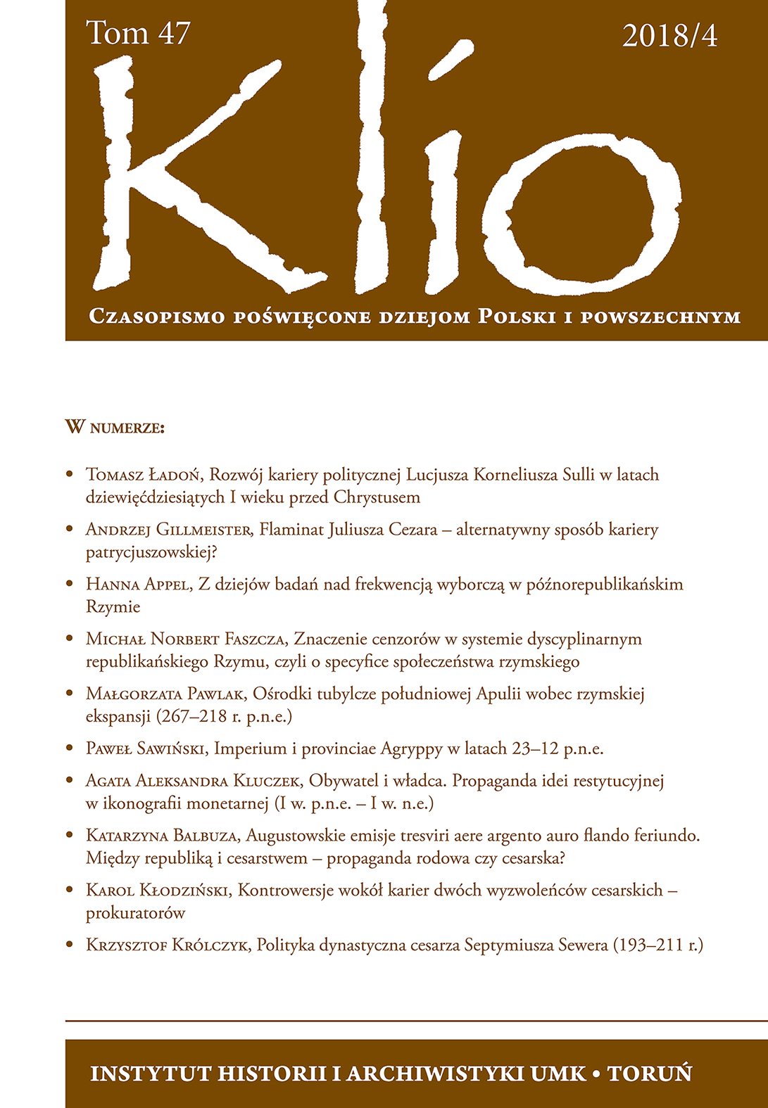 Power and officials in ancient Rome. Introductory notes Cover Image