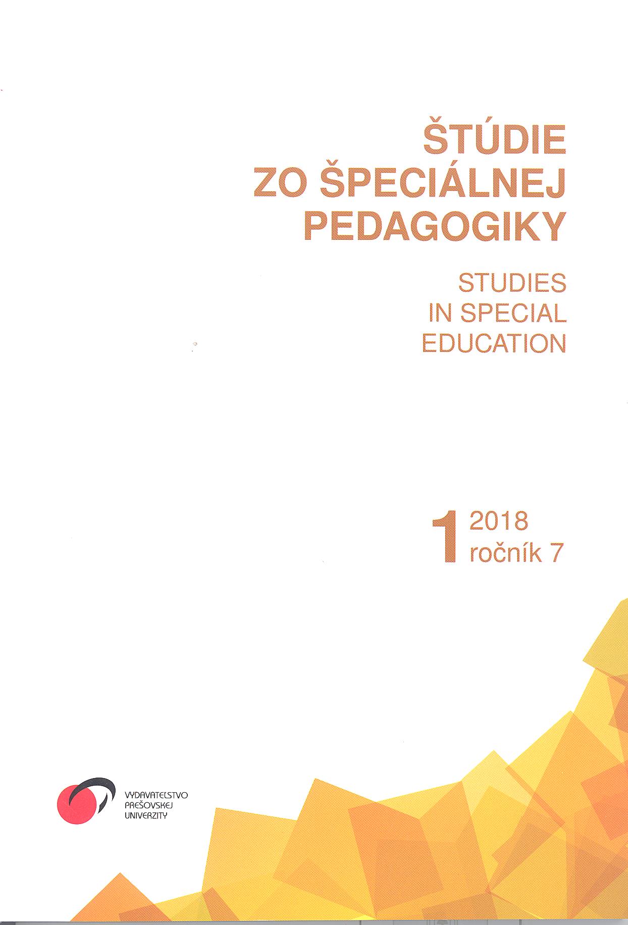 Staff of School Counselling Center in Inclusive Environment of Mainstream Schools in the South-Moravian Region Cover Image