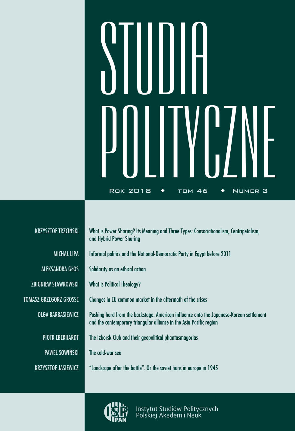 Pushing hard from the backstage. American influence onto the Japanese-Korean settlement and the contemporary triangular alliance in the Asia-Pacific region Cover Image