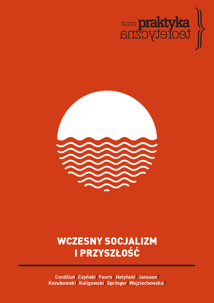 CONTINUITY OR RUPTURE? REFLECTIONS ON THE HISTORY OF 19TH CENTURY POLISH SOCIALIST THOUGHT Cover Image