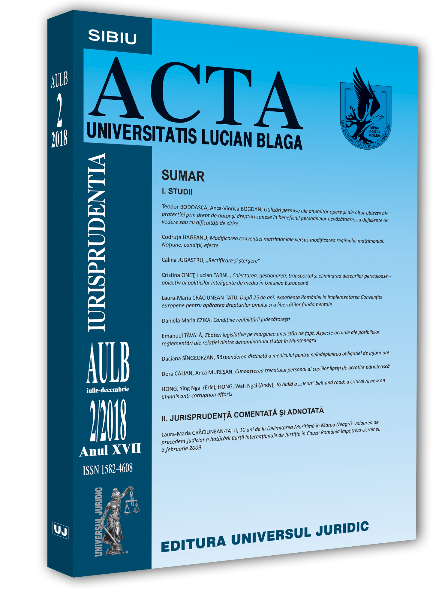 10 Years after the Maritime Delimitation in the Black Sea: the Precedential Value of the International Court of Justice’s Judgment in Romania v. Ukraine Case, 3rd of
February 200 Cover Image