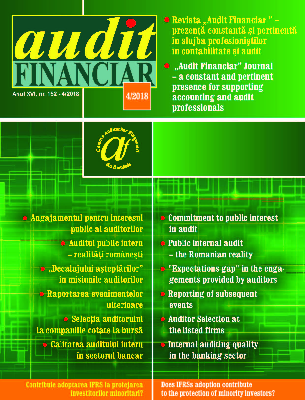 Public internal audit – the awareness and necessity assumption. An investigation of the Romanian reality Cover Image