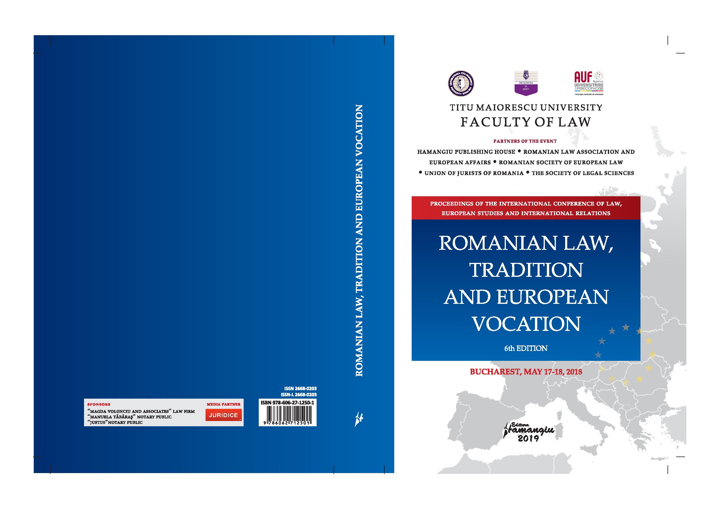 The Overthrow of the General Principle of Law Iura Novit Curia or the Judge's Desire Not to Apply the Law. The Restriction of the Right of Access to Court in the Contentious Administrative Subject to a Time Limit