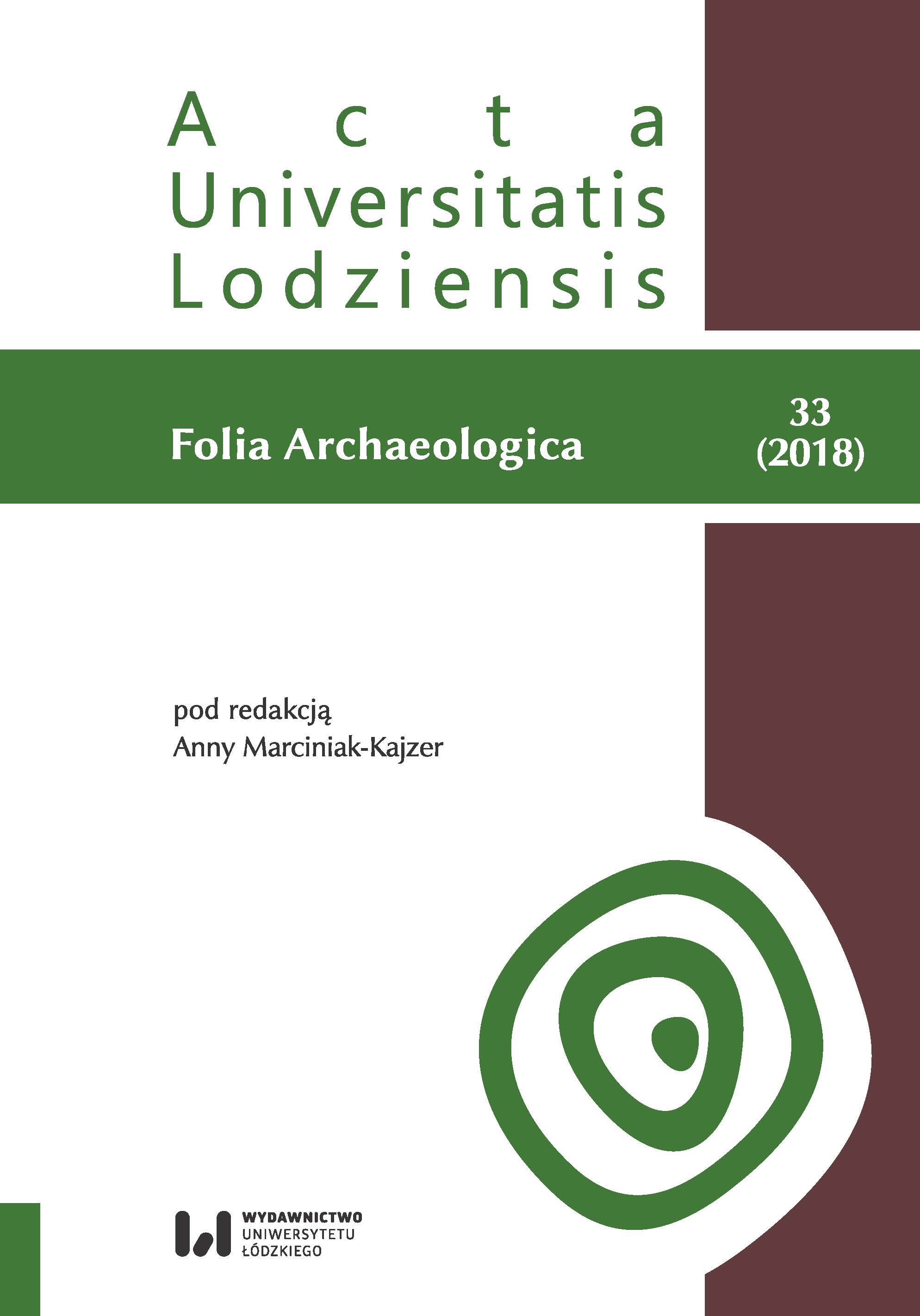 Late medieval pottery from motte in Gieczno, commune and county Zgierz, Łódź voivodship Cover Image