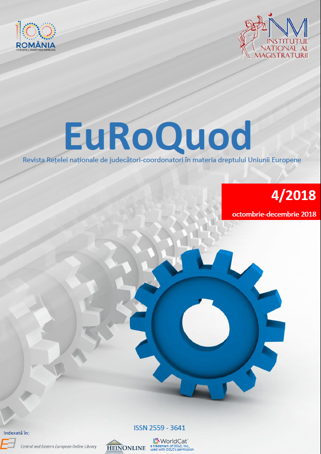 European arrest warrant. Enforcement of the prison sentence. Romanian citizen. Lack of consent of the requested person to serve the sentence in another Member State of the European Union. Refusal to surrender. Detention conditions. The refusal of the Cover Image