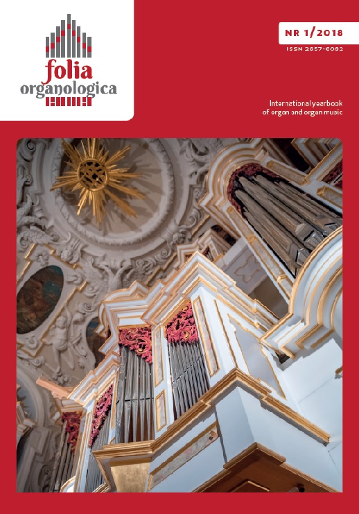 „Ars Organi” 66 (2018), z. 1; 66 (2018), z. 2 Cover Image