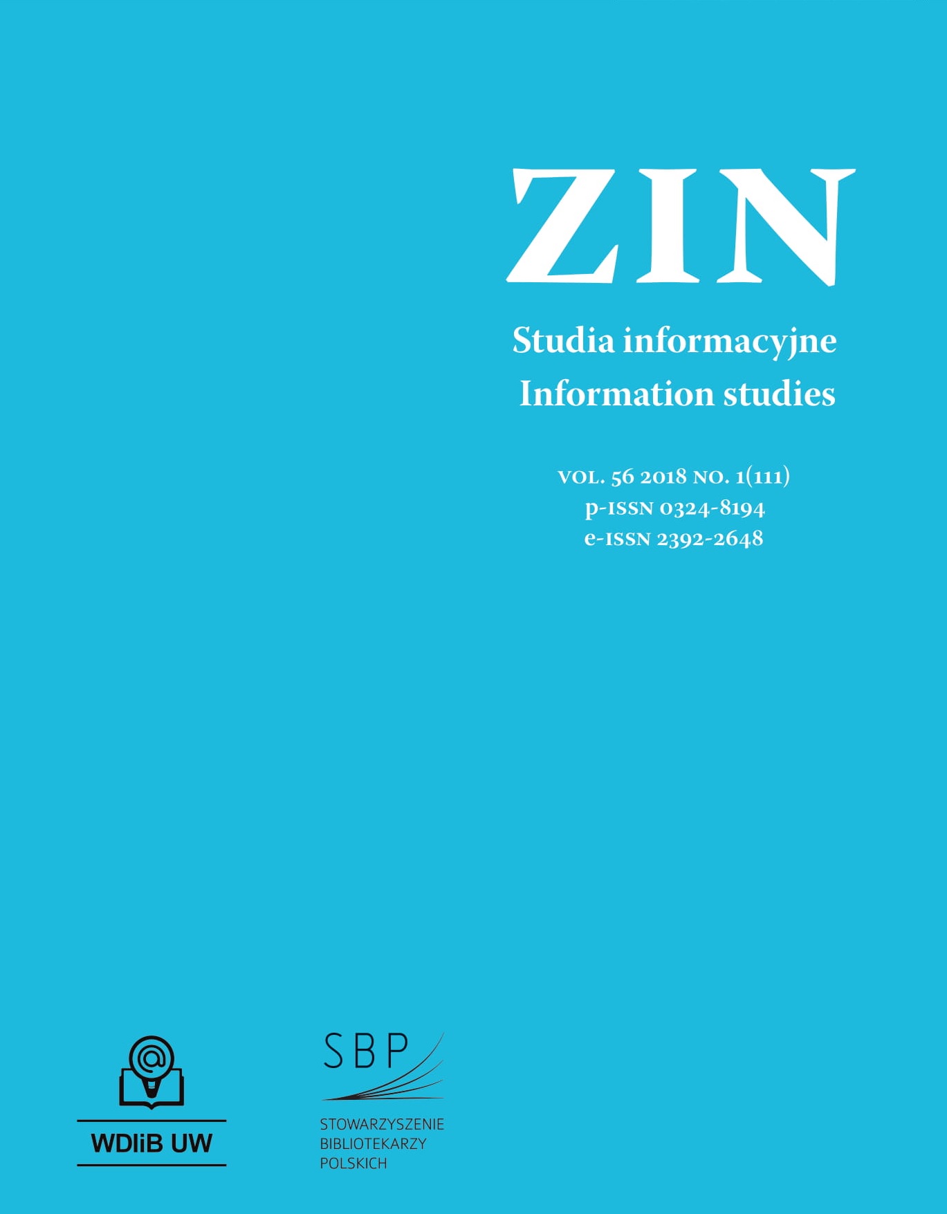Information Literacy of Polish Students in Social Sciences and Humanities Cover Image