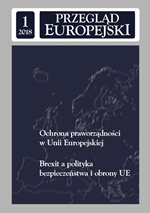 Protection of the rule of law in the European Union – crucial problems Cover Image