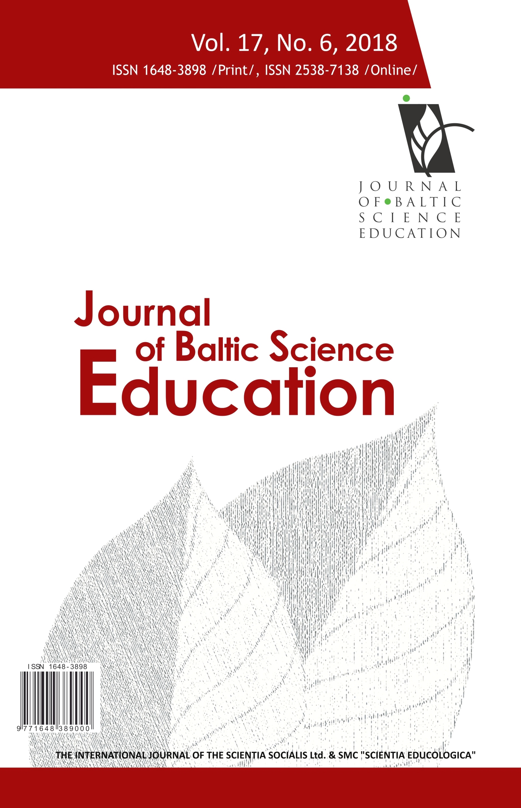 DEVELOPMENT AND EVALUATION OF AN INTEGRATED PROJECT-BASED AND STEM TEACHING AND LEARNING MODULE ON ENHANCING SCIENTIFIC CREATIVITY AMONG FIFTH GRADERS Cover Image