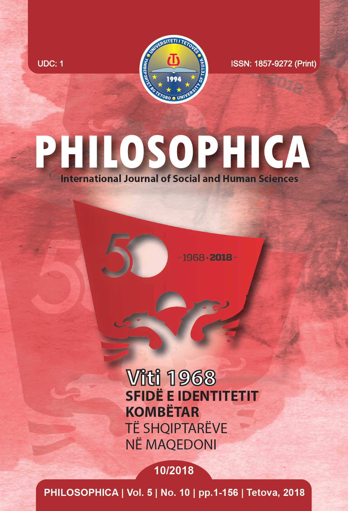 THE CHARACTER OF THE 1968 DEMONSTRATIONS IN KOSOVO AND MACEDONIA - COMPARATIVE ASPECTS OF THE 1968 DEMONSTRATIONS IN EUROPE Cover Image