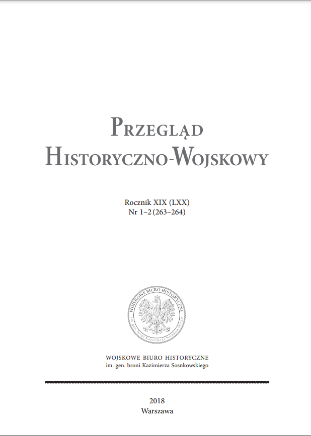 November 1918 in the territory under
the German occupation in documents of Polish Military Organization from the resource of Military Historical Biuro Cover Image