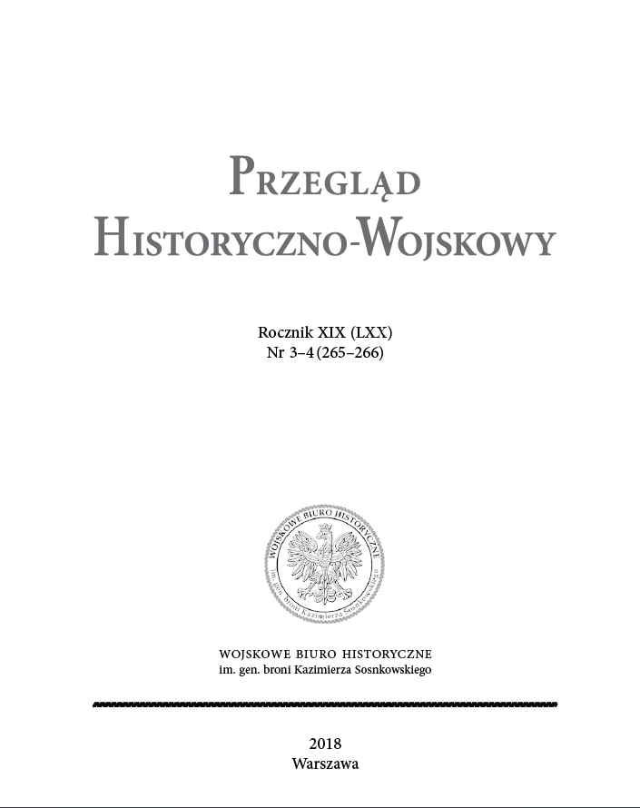 Attack on the bridgehead of Daugavpils, September 27th–28th, 1919. An account of the commander of Polish armoured trains, Capt. Michał Münnich Cover Image