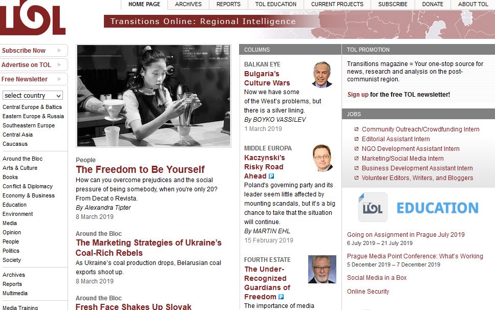 Transitions Online_Around the Bloc-The Marketing Strategies of Ukraine's Coal-Rich Rebels Cover Image