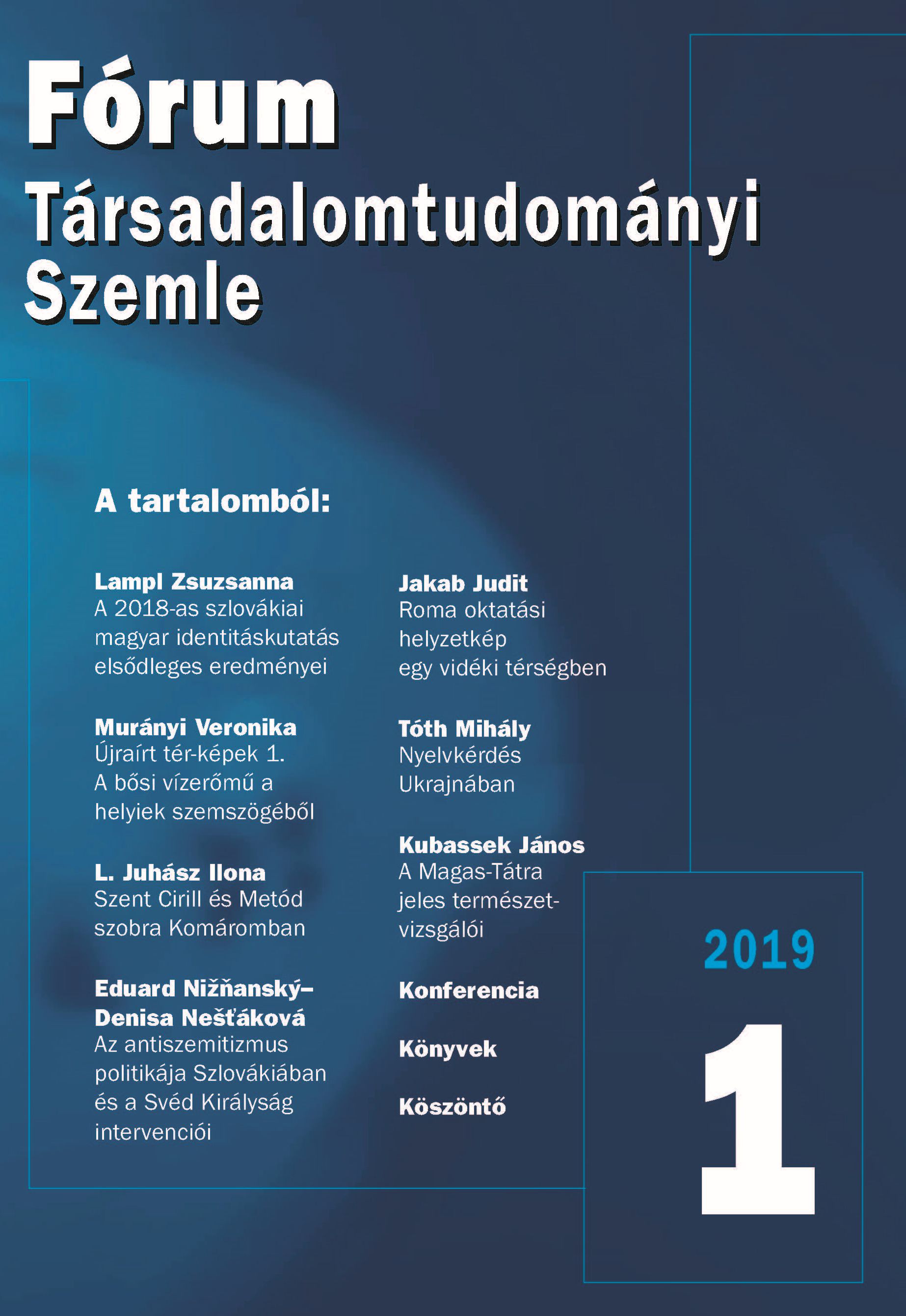 A 2018-as szlovákiai magyar identitáskutatás elsődleges eredményei