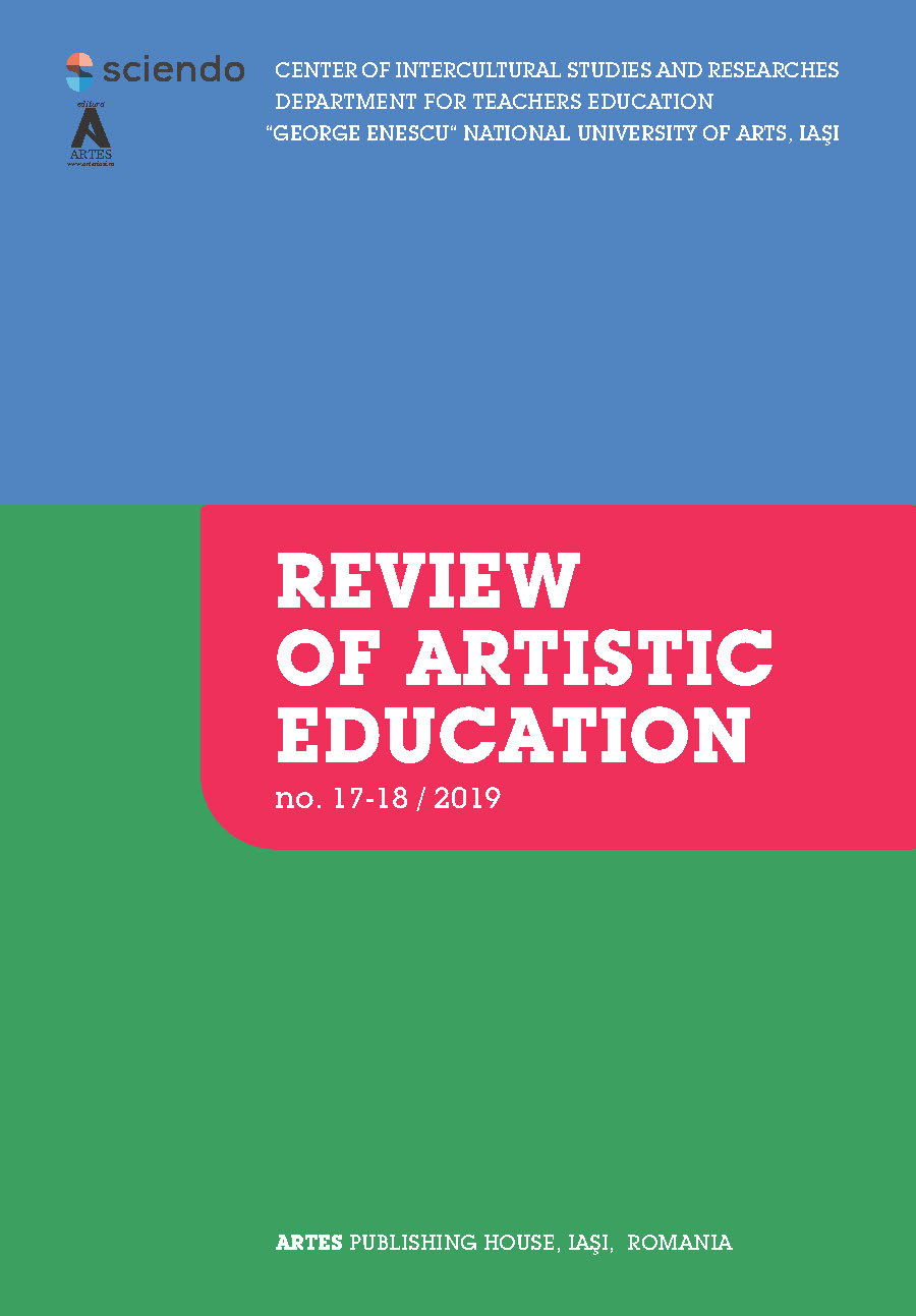 ARTISTIC AND EDUCATIONAL PROJECTS – PERSPECTIVES IN NON-FORMAL EDUCATION. A CASE STUDY Cover Image
