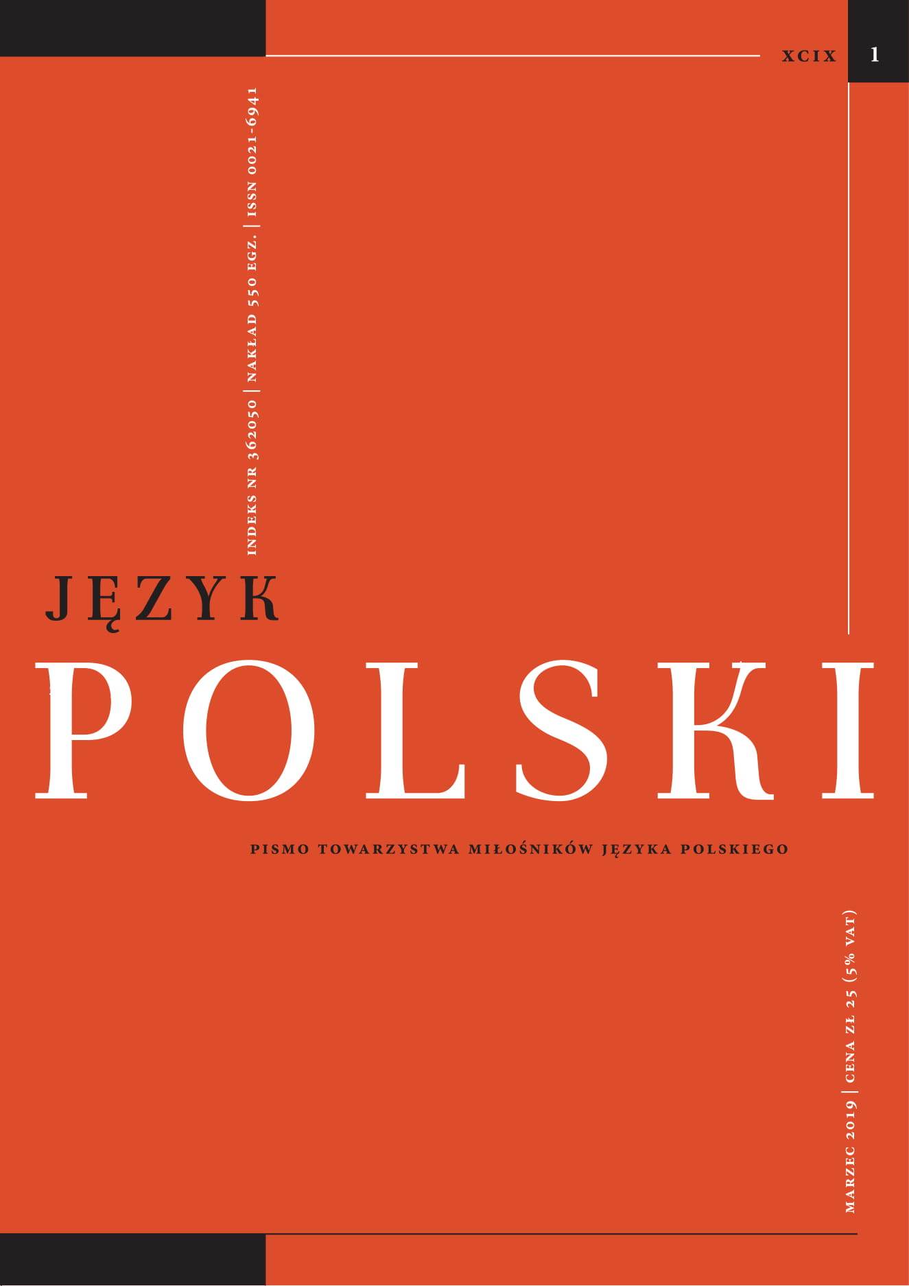 “That night the cattle spoke human language among themselves and they spoke Polish.” Voices of domestic animals in colloquial Polish and the Polish language of folklore Cover Image