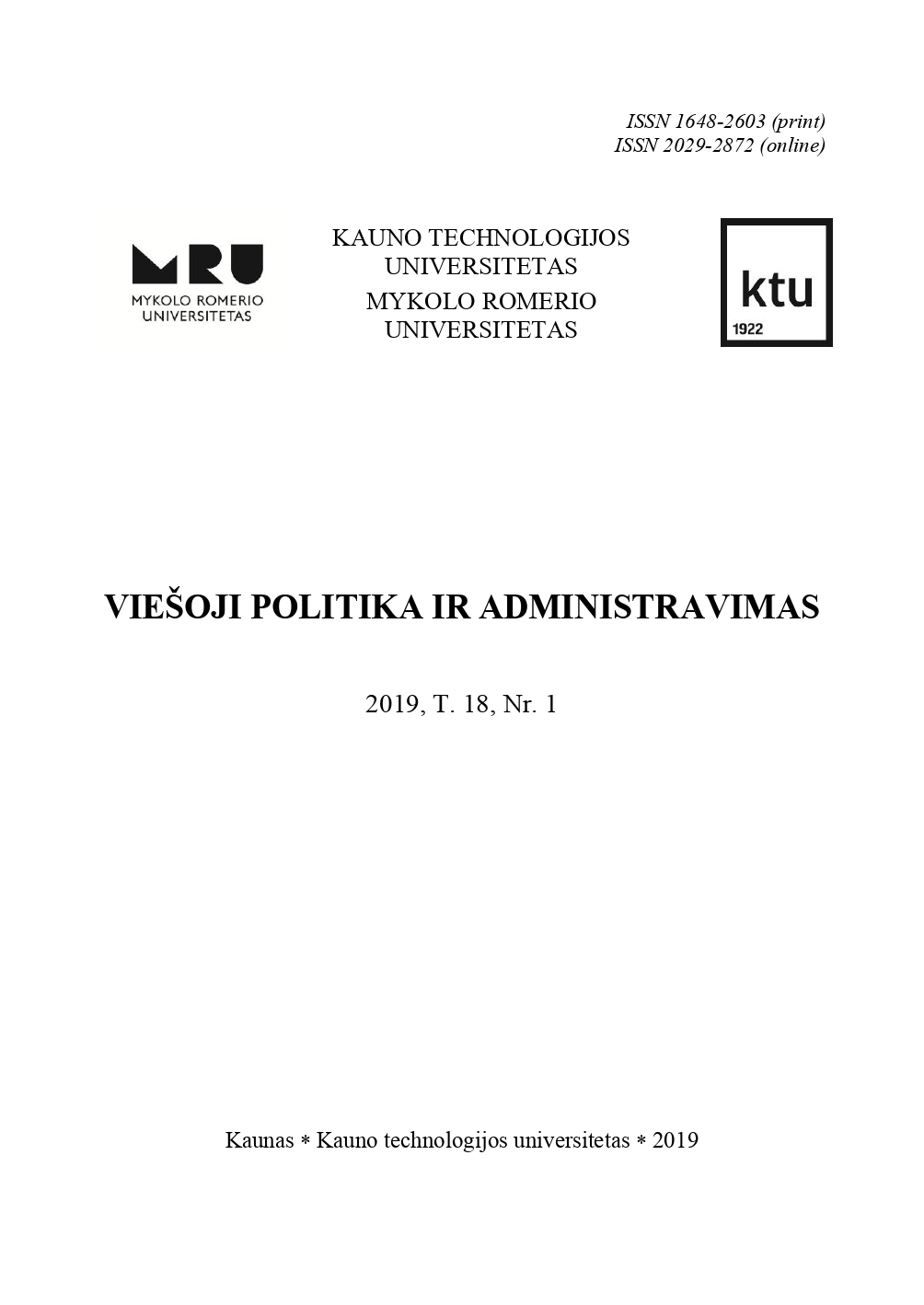 Formation and Implementation of Environmental Policy in Lithuania Cover Image