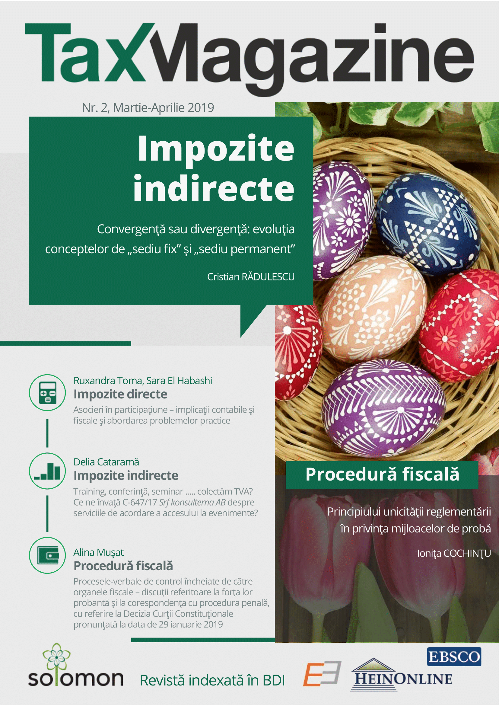 Inspection reports issued by tax authorities – discussions on their probative force and correspondence with the criminal procedure, with reference to the Constitutional Court of Romania Decision issued on January 29, 2019 Cover Image