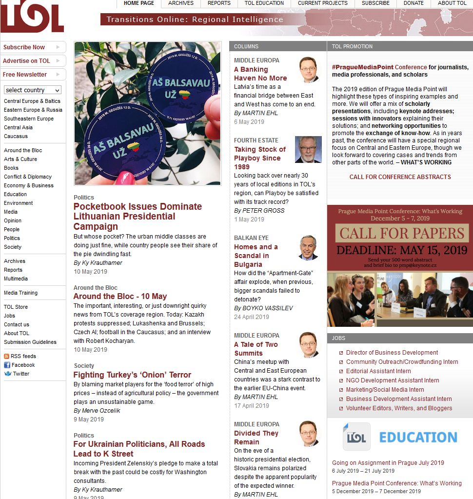 Transitions Online - Conflict & Diplomacy: Viktor Orban’s East-West Balancing Act – 8 May Cover Image