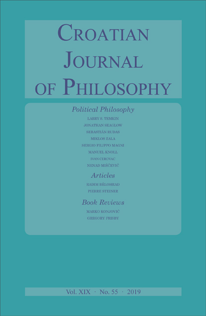 Michael Walzer’s Republican Theory of Distributive Justice: “Complex Equality” as Equal Freedom from Domination Cover Image