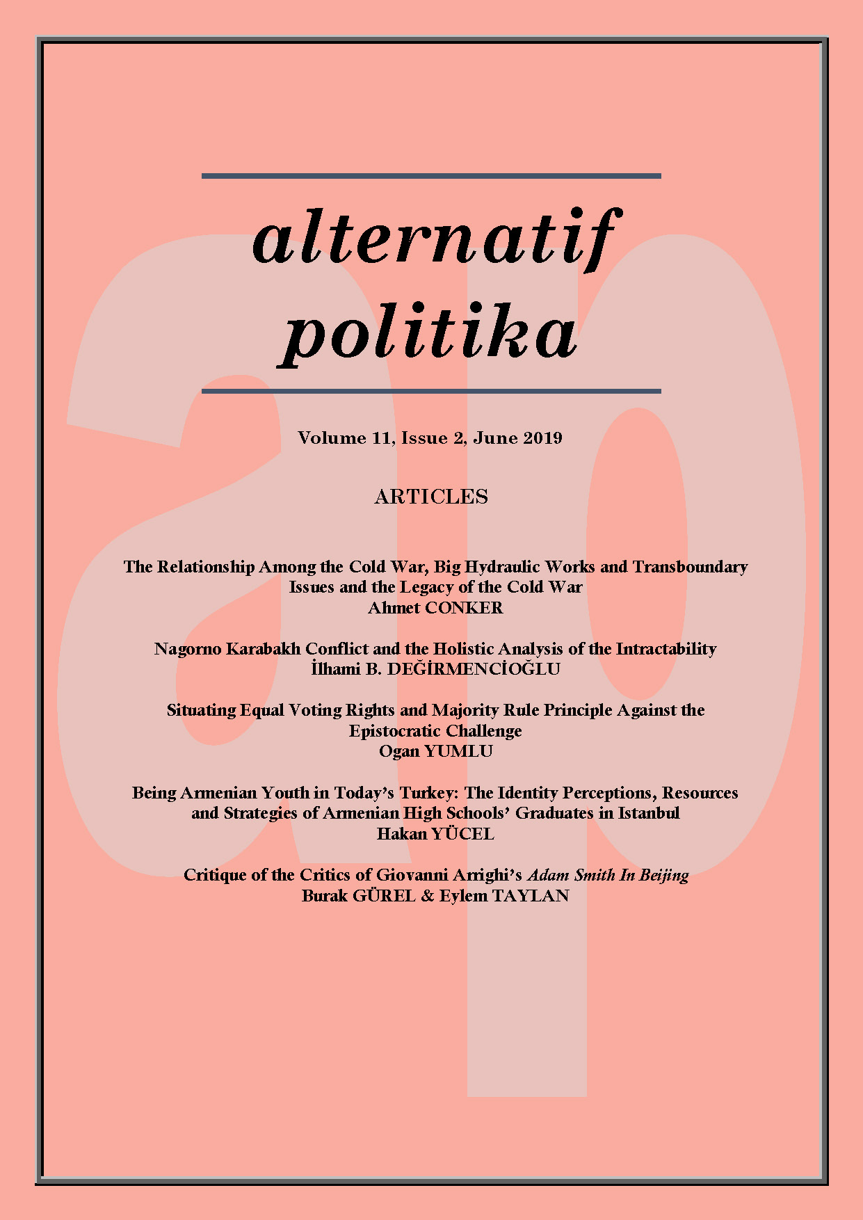 NAGORNO KARABAKH CONFLICT AND THE HOLISTIC ANALYSIS OF THE INTRACTABILITY